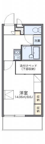 レオパレスアサクラⅤの間取り画像