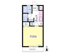 サンハイムミヤタAの間取り画像
