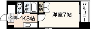 バオバブ白島の間取り画像