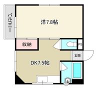 くらもとハイツの間取り画像
