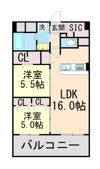 エクセルハイム東灘の間取り画像