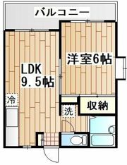 サニーオムロの間取り画像