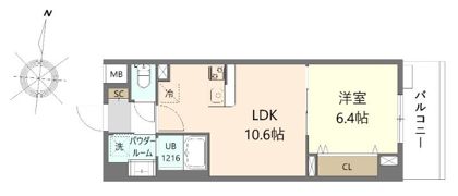 ウエサカ ステューディオの間取り画像