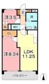 厚生町クラウンズマンションの間取り画像