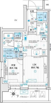 デュオステージ浦和岸町の間取り画像