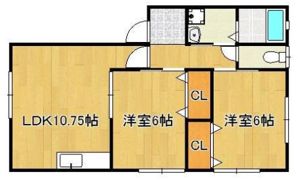 エスポワールWの間取り画像