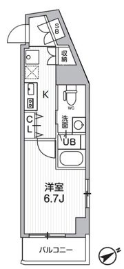 ラヴィエント南千住Ⅴの間取り画像