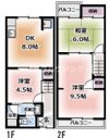 寝屋川市香里北之町テラスの間取り画像