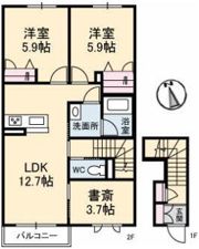 メゾン アルファ A棟の間取り画像