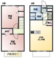 TWINSの間取り画像
