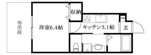 EARL’S COURT北条2の間取り画像