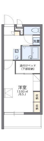 レオパレスリバーサイドの間取り画像