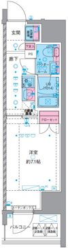 GENOVIA横浜石川町の間取り画像