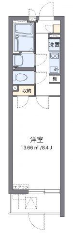 クレイノ楓の間取り画像
