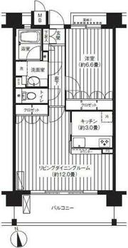 パシフィーク品川の間取り画像