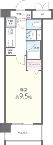 メゾンクレールⅢの間取り画像