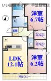 グリシーヌ フルールの間取り画像