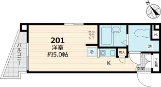 クララハウスの間取り画像