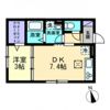 クラージュAの間取り画像