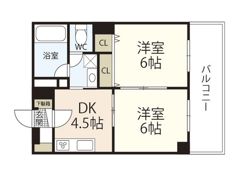 朝日プラザアムネット天満町の間取り画像