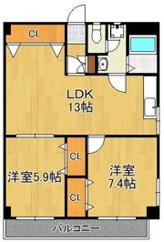 フェルト168の間取り画像