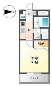 ラピス メドゥ－の間取り画像