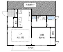 ラフィア松庵の間取り画像