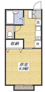 メゾネットKSの間取り画像