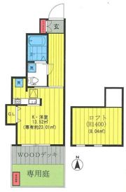 グランツ武蔵野の間取り画像