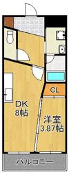 BRIS中井の間取り画像