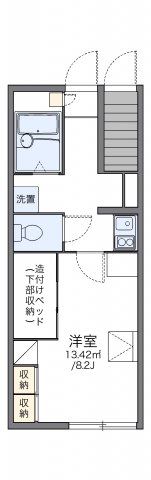 レオパレスウィステーリア平和台の間取り画像
