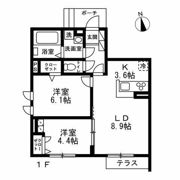 仮）三鷹市下連雀2丁目新築 101の間取り画像