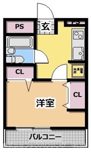 エスティライフ新森古市の間取り画像