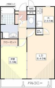ルナシオン吉祥寺Aの間取り画像
