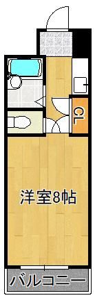リバーサイド中津口の間取り画像