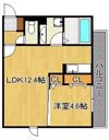 Polonia Matsubara A棟の間取り画像