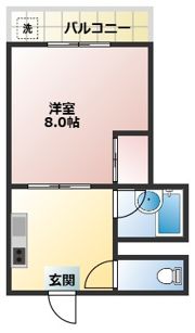 アリエス立岩の間取り画像