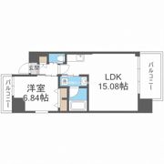 プレジオ江坂ROUGEの間取り画像