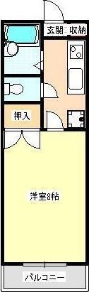 クロノス新生の間取り画像
