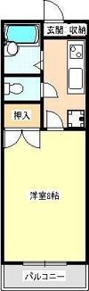クロノス新生の間取り画像