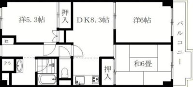 ジュネシオン平井の間取り画像