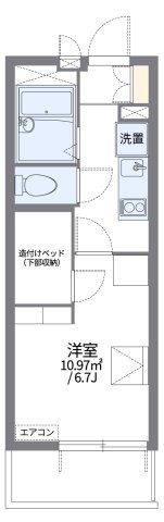 レオパレスグレイスⅢの間取り画像