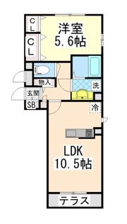 ロッコウコルン－Sの間取り画像