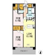 ロイヤルパークス仙台青葉通の間取り画像
