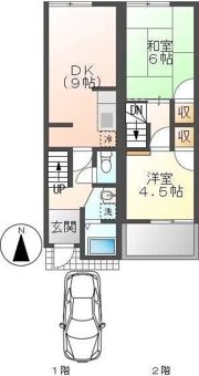 天子田戸建の間取り画像