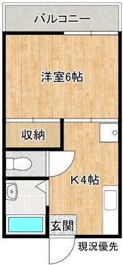 松本アパートの間取り画像