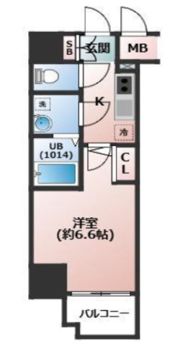 エスリード天神橋筋六丁目の間取り画像