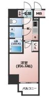 エスリード天神橋筋六丁目の間取り画像