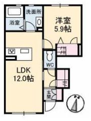 シェリール・ガーデン 壱番館の間取り画像