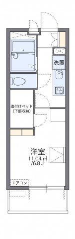 レオパレスプロスペラーレの間取り画像